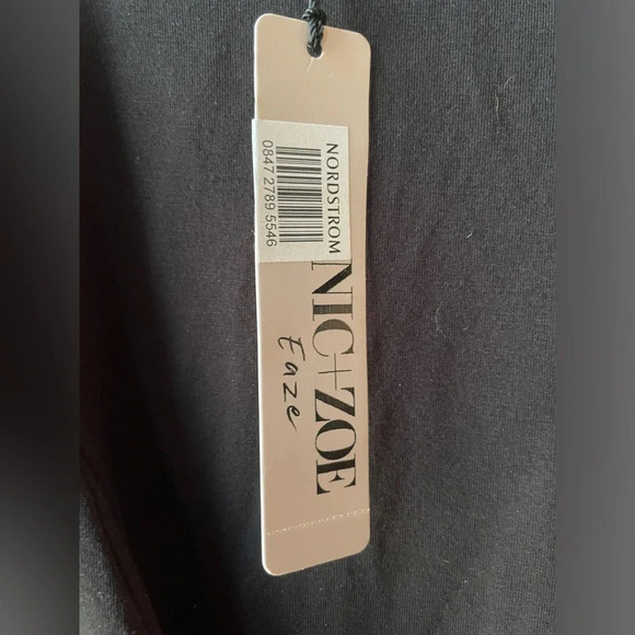 NWT NIC + ZOE EAZE TIE DRESS Little Black Dress Black Onyx Size Small Never Worn - Picture 4 of 8